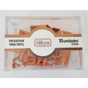 Prendedor para Papel Cobre 25mm - Tilibra