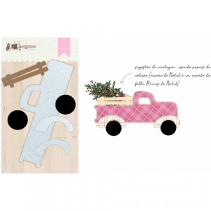 Recortes Furgão DP-HC 19 - Coleção Homemade Christmas - Dany Peres Design