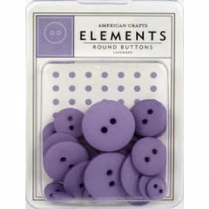 Botões Lavender - American Crafts