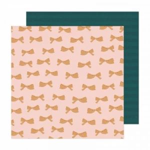 Folha para Scrapbook - Crate Paper - Coleção Fresh Bouquet - Treasured