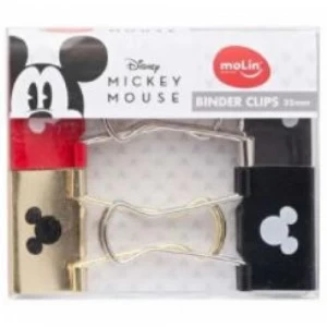 Prendedor para Papel 32mm Mickey 4un - Molin