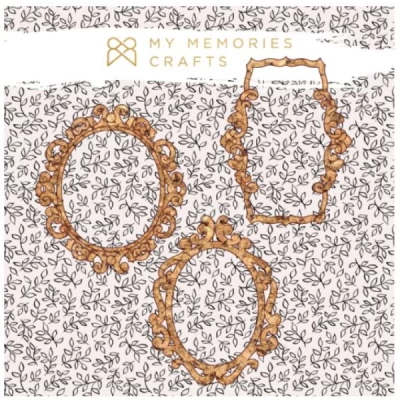 Kit de Molduras em Cortiça MMCMCE-16 Coleção Minhas Celebrações - My Memories Crafts