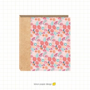 Álbum Snap Floral Coleção A Aventura Está Lá Fora - Lemon Paper Design
