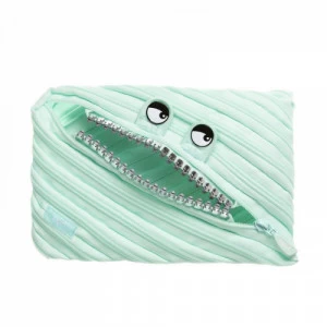 Estojo Zipit Monster Grillz Jumbo Menta