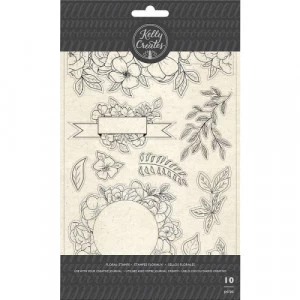 Carimbo Floral Stamps - Kelly Creates