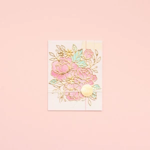 Faca de Corte - Revolution - We R - Floral Card