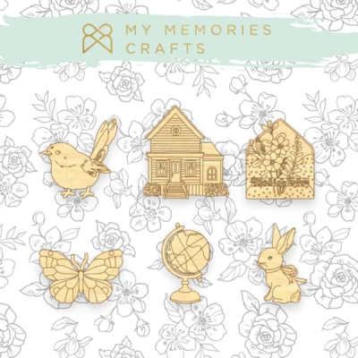 Madeirinhas MMCMV-17 Coleção MInha Vida - My Memories Crafts