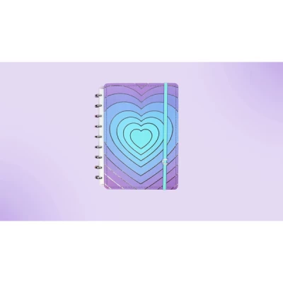 Caderno Inteligente Médio Silver Love