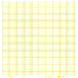 Transparência Grid Amarela - Coleção Simples Assim - It Lov