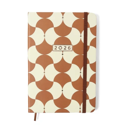 Agenda Planner 2026 Bossa Nova Semanal Anotações 14x21 Boemia Caramelo