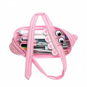 Estojo Zipit Gorge Monster Rosa