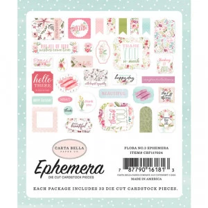 Ephemera - Coleção Flora - Carta Bella
