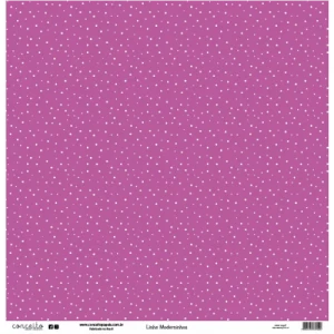 Folha para Scrapbook Linha Moderninhos - Conceito - Pink Bolinha e Xadrez