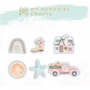 Acrílicos Estampados MMCMES-11 Coleção Minhas Estações - My Memories Crafts