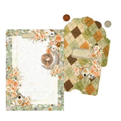 Kit Papel de Carta - Coleção Sintonia- Carina Sartor
