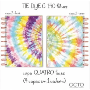 Caderno de Disco/Inteligente G140 Tie Dye - OCTO