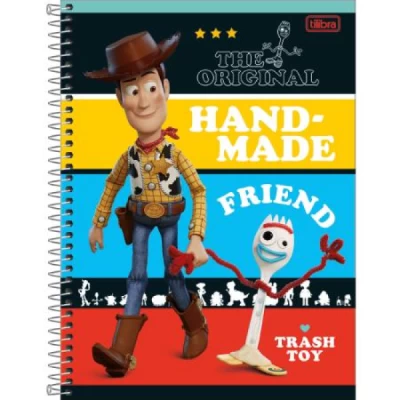 Caderno Universitário Toy Story 1 Matéria 20x27,5 - Tilibra