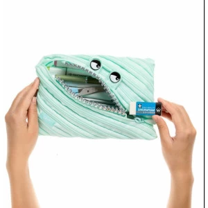 Estojo Zipit Monster Grillz Jumbo Menta