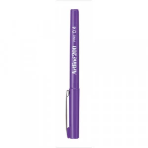 Caneta Artline 200 Fine 0.4 Purple - Tilibra