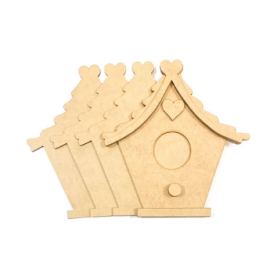 Mini Álbum Casinha Passarinho MDF YOU26 - Coleção For You - Carina Sartor