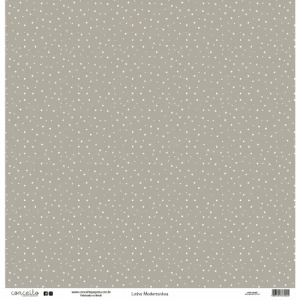 Folha para Scrapbook Linha Moderninhos - Conceito - Marrom Bolinha e Xadrez