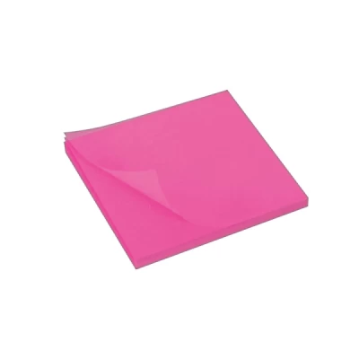 Bloco Adesivo Tili Notes Rosa Transparente 76x76mm - Tilibra