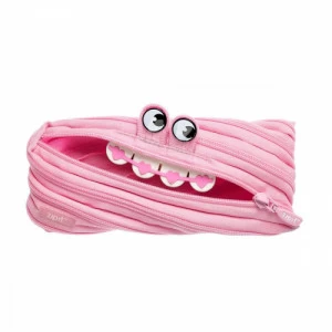 Estojo Zipit Gorge Monster Rosa