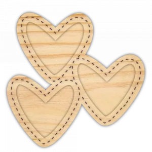 Estrutura Trio de Amor - Coleção Cartas Para Você - Juju Scrapbook