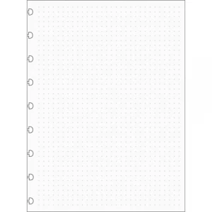 Caderno Inteligente Refil A5 Pontilhado 30 Folhas