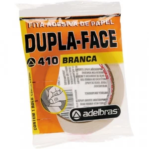Fita Dupla Face de Papel - Adelbras - 12mmx30m