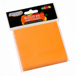 Post-it 76x76mm 100 Folhas Laranja - BRW