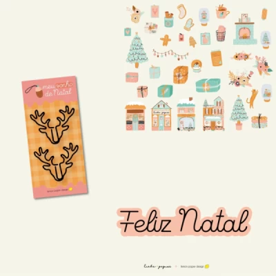 Kit 2 Meu Sonho de Natal - Lemon Paper Design