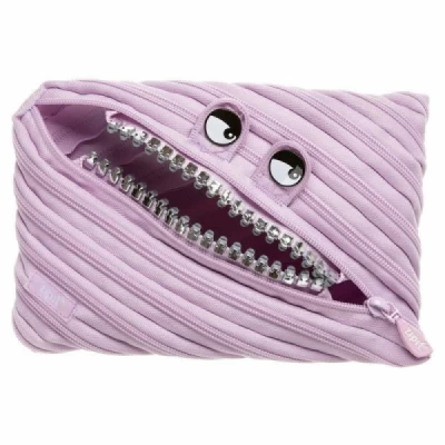 Estojo Zipit Monster Grillz Jumbo Lilás