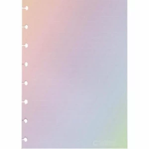 Caderno Inteligente Refil A5 Rainbow Pautado 30 Folhas