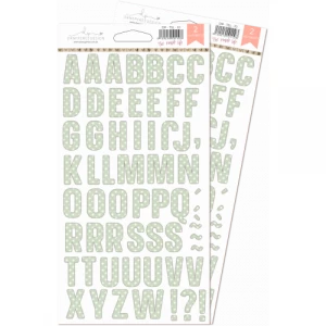 Chipboard Alfabeto DP-TSL 10 - Coleção The Simple Life - Dany Peres Design