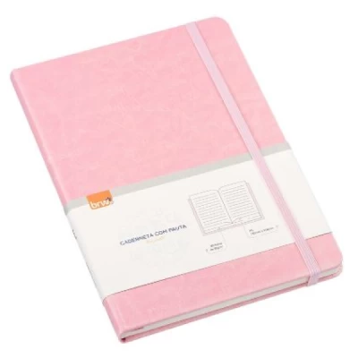 Notebook Caderneta Rosa Pastel com Pauta NB0005 - BRW