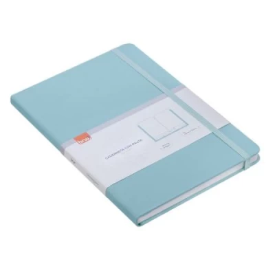 Notebook Caderneta Verde Água Pastel com Pauta NB0008 - BRW