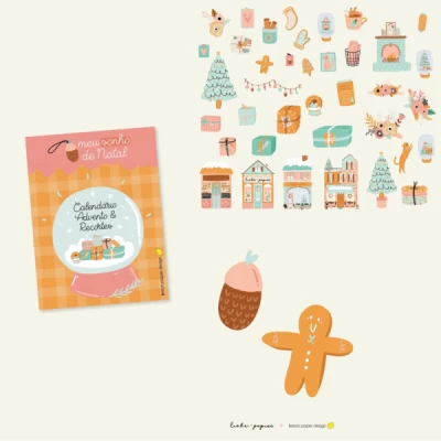 Kit 1 Meu Sonho de Natal - Lemon Paper Design