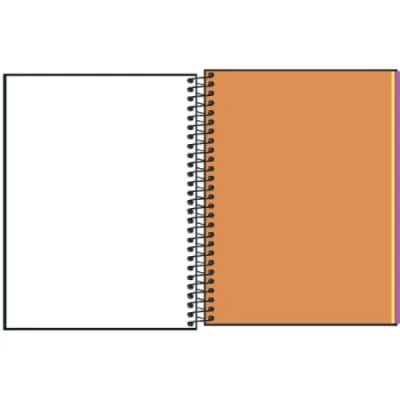Caderno Colegial sem Pautas Neon Kori 1 Matéria 17,7x24 - Tilibra