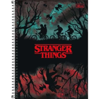 Caderno Universitário Stranger Things 1 Matéria 20x27,5 - Tilibra