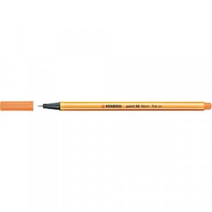 Stabilo Point 88 - Laranja Neon 0.4