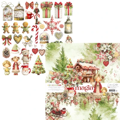 Bloco 30x30 Coleção Magia- Carina Sartor Natal
