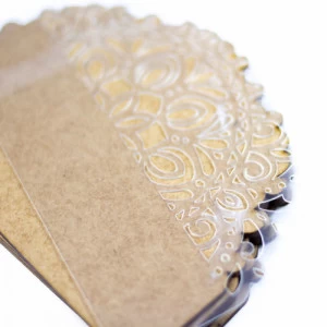 Mini Álbum Doily MDF/PETG COR18 - Coleção Colorful - Carina Sartor