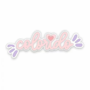 Acrílico Títulos Colorido COR32 - Coleção Colorful - Carina Sartor