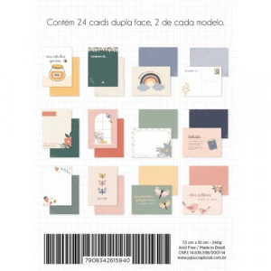 Bloco de Cards - Coleção Carpe Diem - Juju Scrapbook