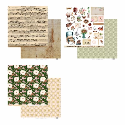 Kit 14 Folhas Coleção Vivaldi - Krafter's