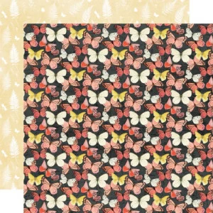 Folha para Scrapbook - Simple Stories - Coleção Simple Vintage Cottage Fields - Live For Today