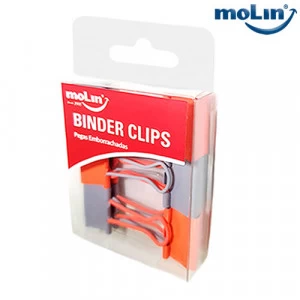Prendedor para Papel 25mm Sortido 6un - Molin