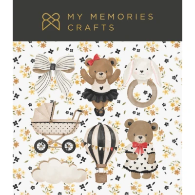 Adesivo DTF Menina - Coleção Minha Preciosidade  - My Memories Craft