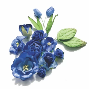 Flor Azul Royal FLOR12 - Carina Sartor